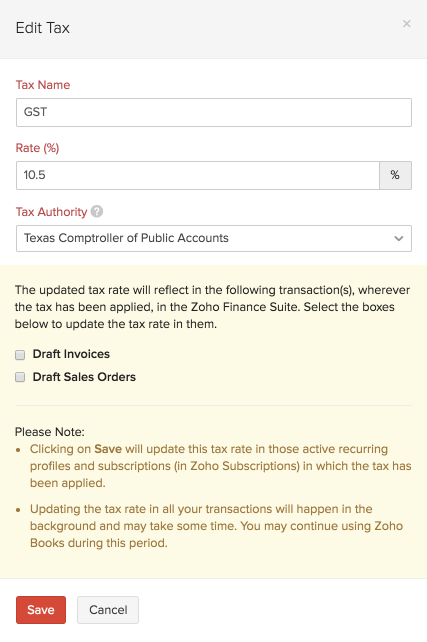 Texas Attorney General Tax Chart 2019